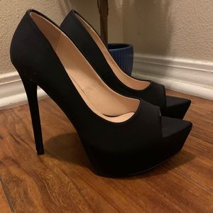 Black high heel